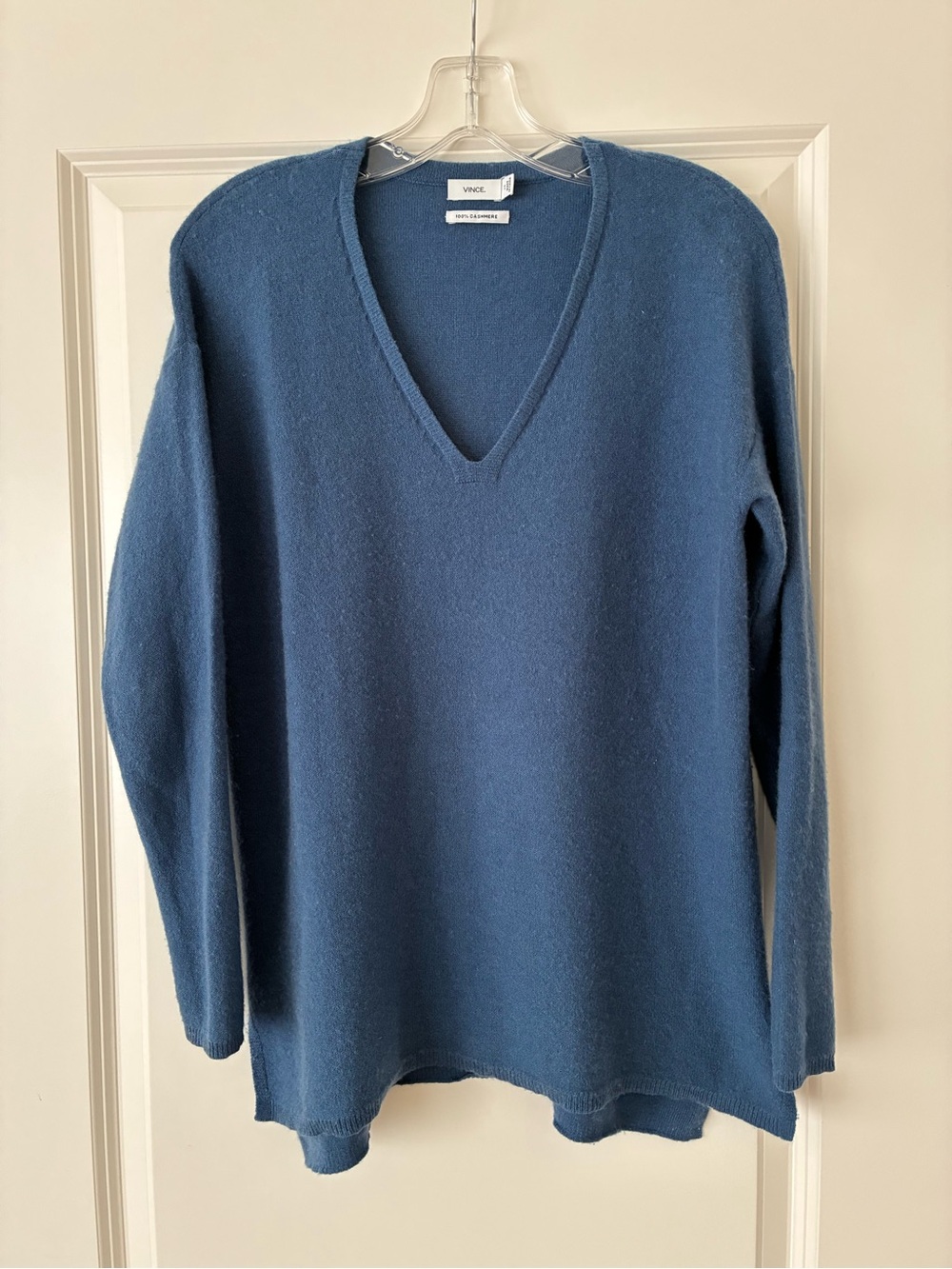 Vince Deep Vee Neck Cashmere Sweater